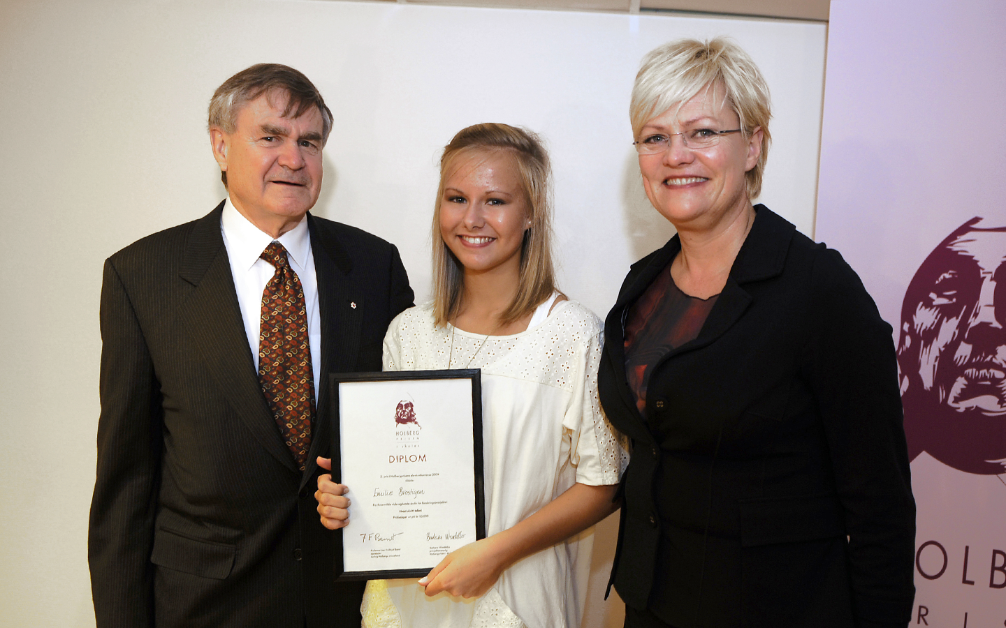 Annenprisvinner av Holbergprisen i skolen 2009. Foto: Marit Hommedal / Scanpix