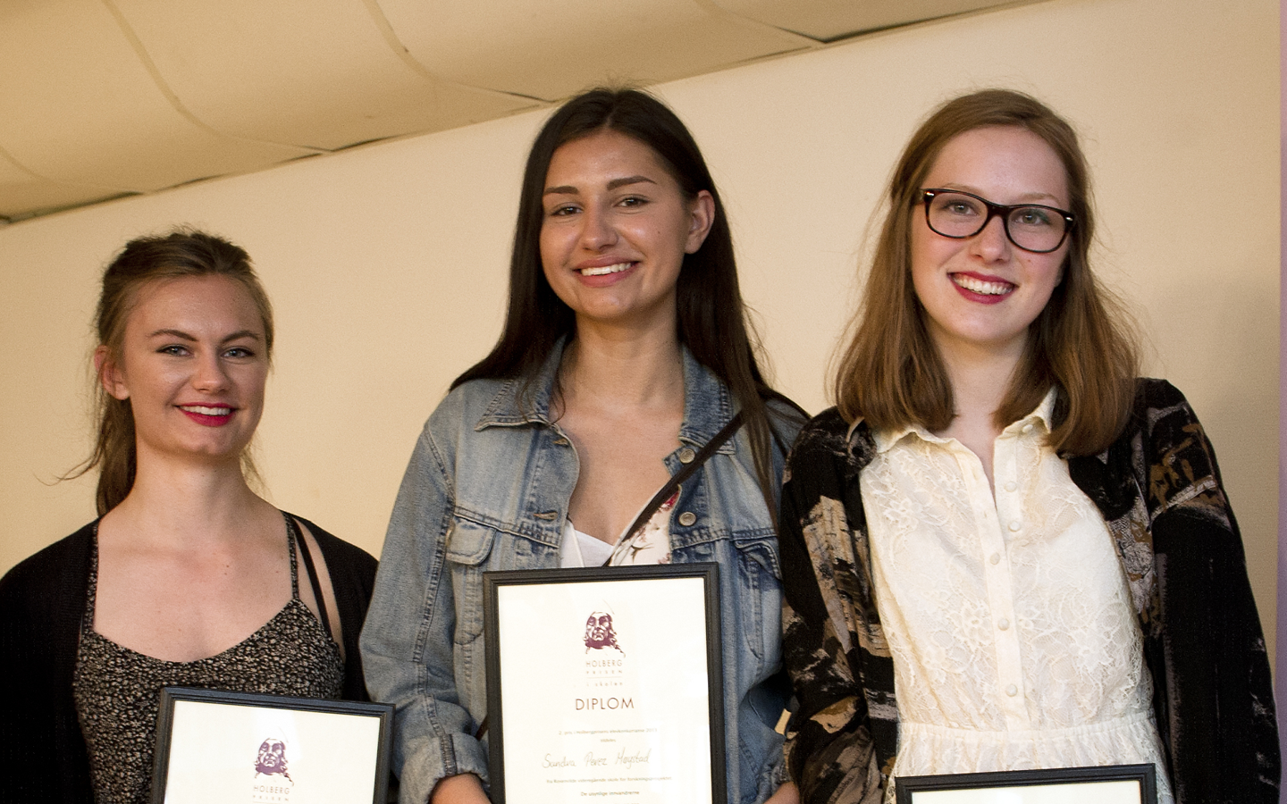 Annenprisvinnere av Holbergprisen i skolen 2013. Foto: Marit Hommedal / Scanpix