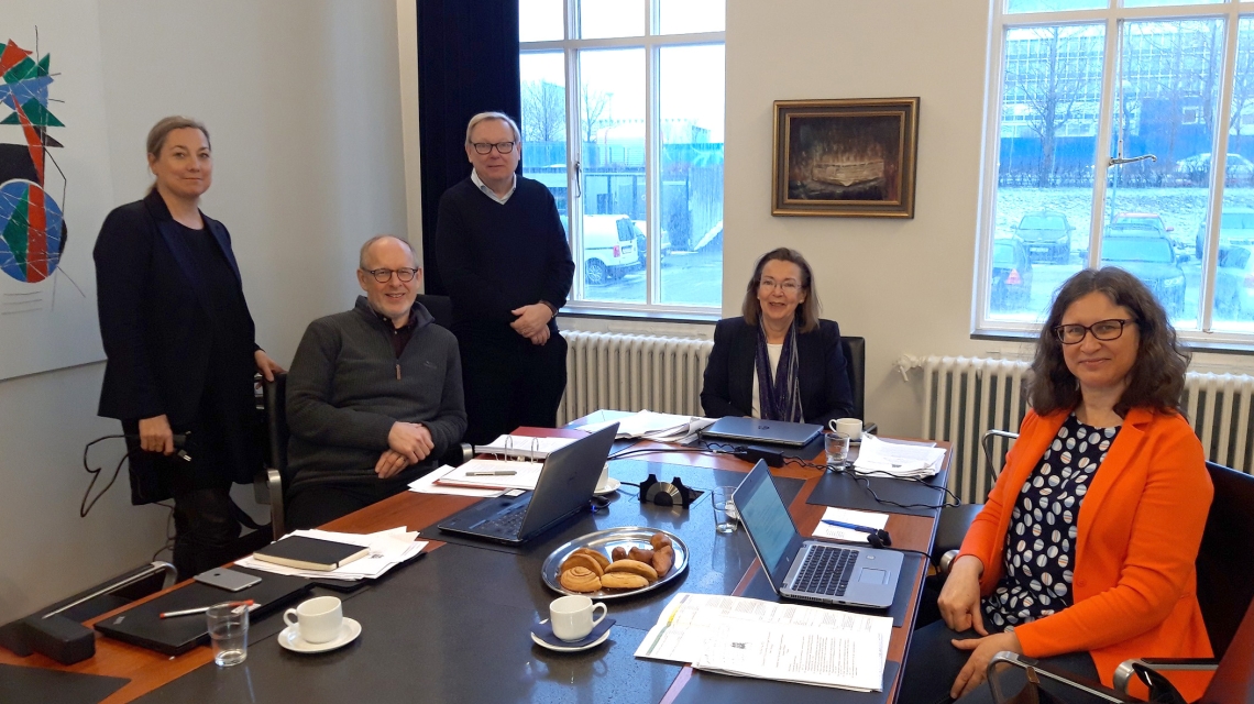 Nils Klim Committee in Reykjavik, January 2020 Photo: Hjørdis Maria Longva