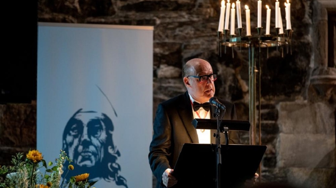 Sir David Cannadine delivers his speech at the Holberg Prize Banquet on 5 June, 2019. The Banquet was held in honour of 2019 Holberg Laureate Paul Gilroy. 