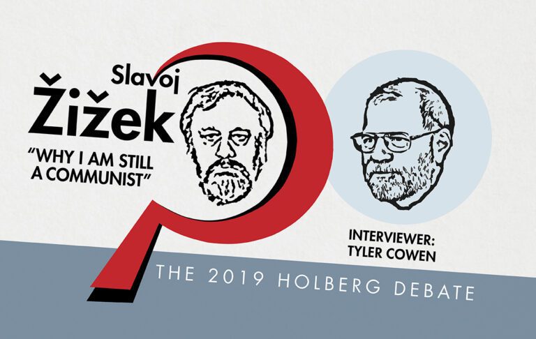 Holbergdebatten 2019 med Slavoj Žižek og Tyler Cowen.