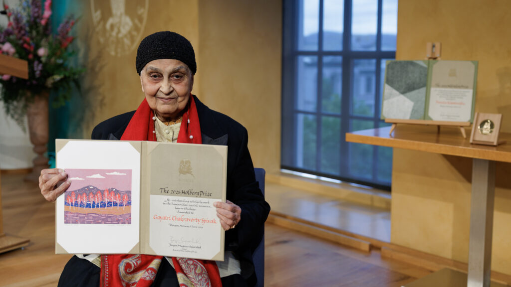 Gayatri Chakravorty Spivak. (Photo: Eivind Senneset).